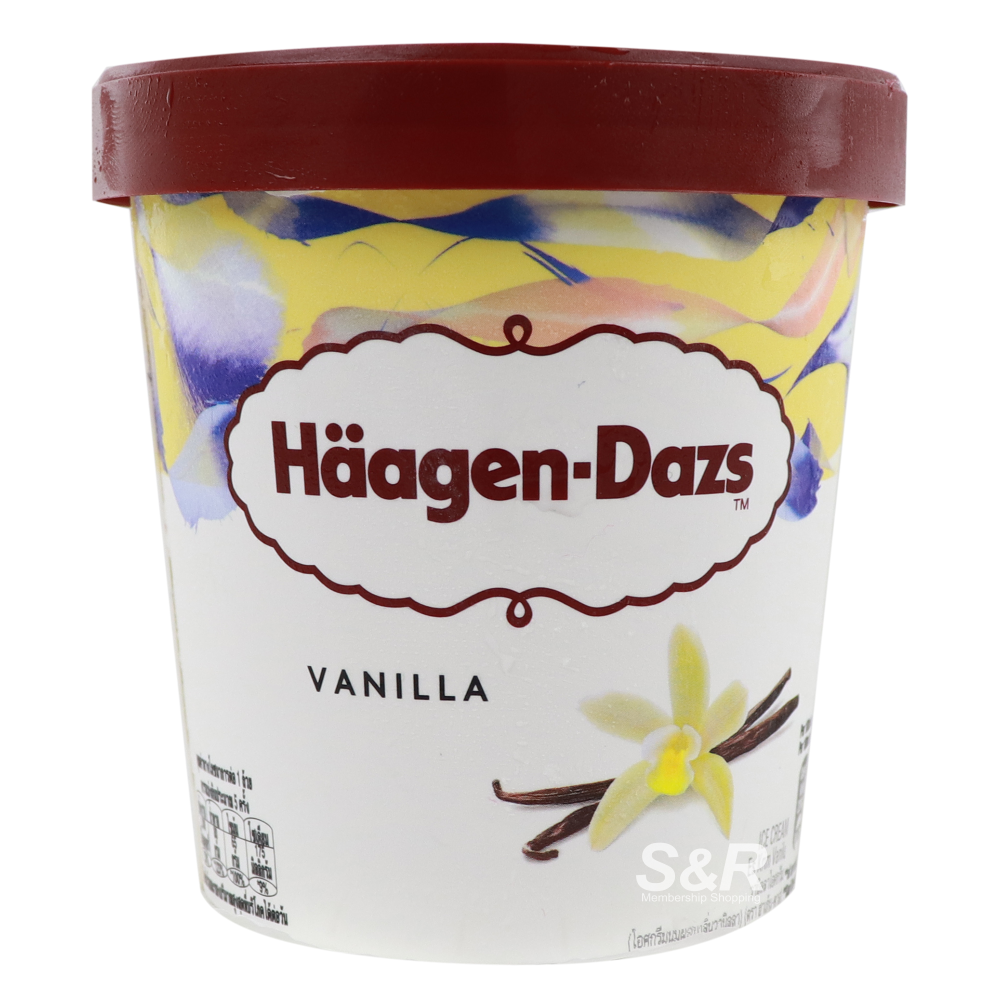 Haagen-Dazs Ice Cream Vanilla Flavor 473mL Haagen-Dazs Ice Cream Vanilla Flavor 473mL